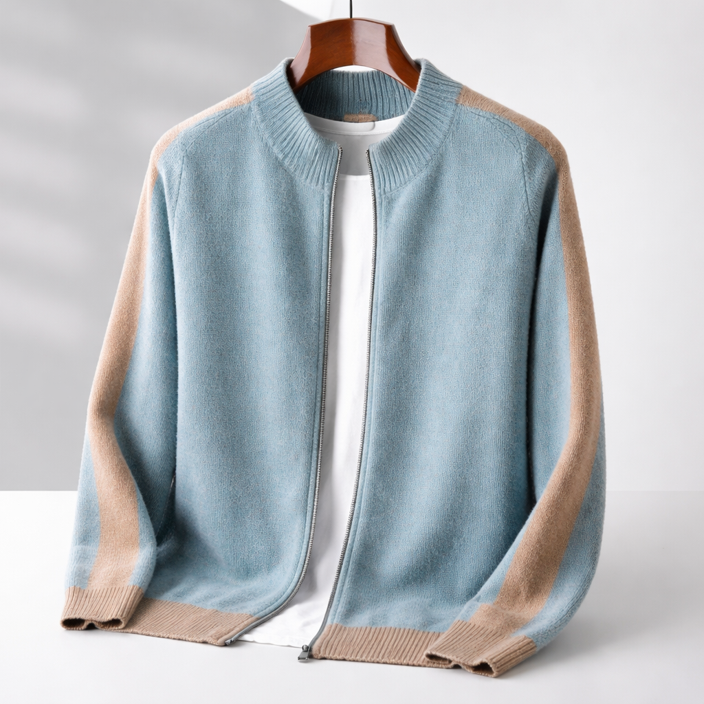 VESTE EN LAINE MÉRINOS POUR HOMME
