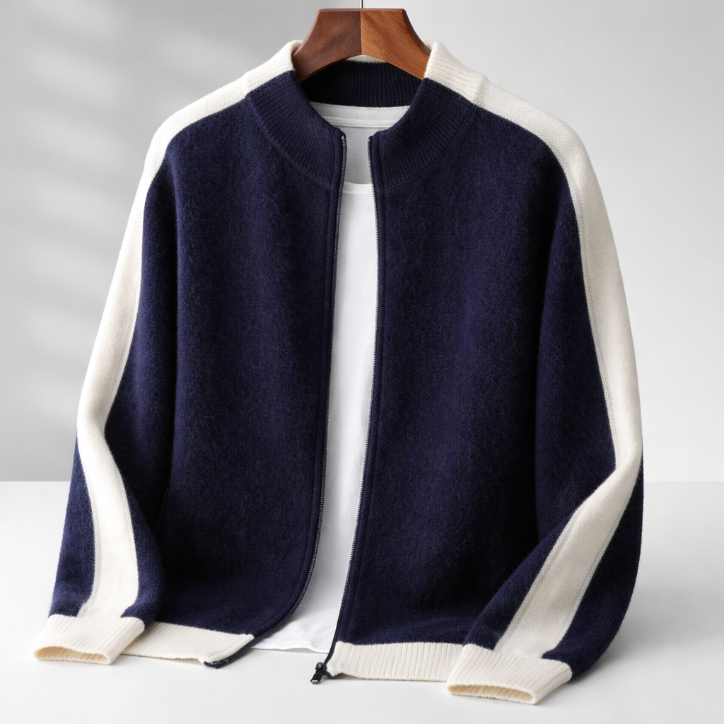 VESTE EN LAINE MÉRINOS POUR HOMME