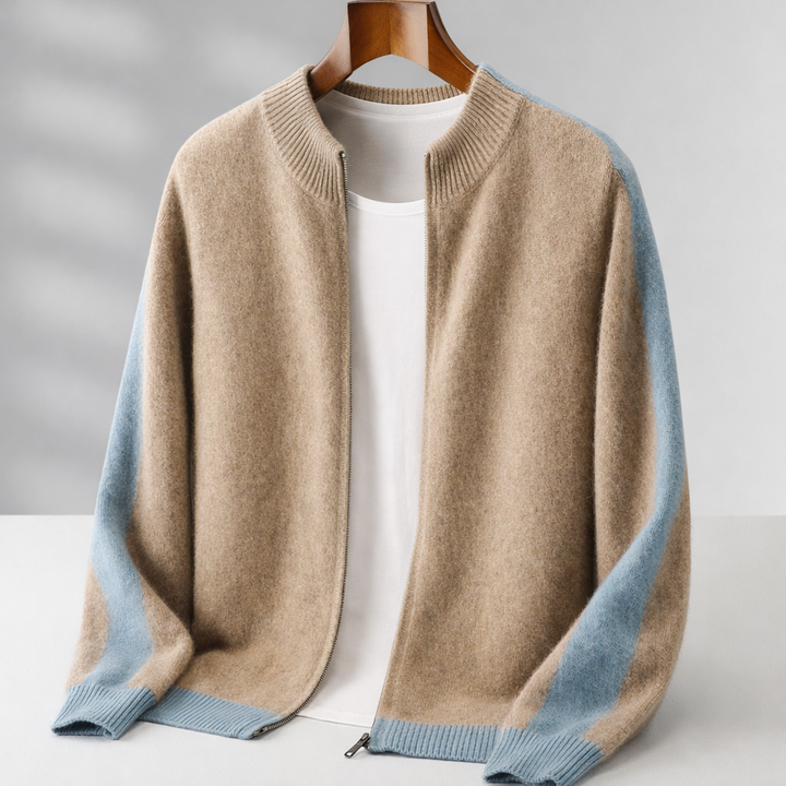VESTE EN LAINE MÉRINOS POUR HOMME