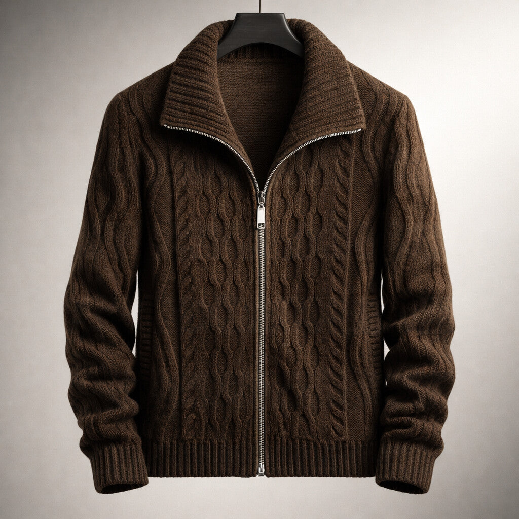 GILET CLASSIQUE ZIPPÉ POUR HOMME