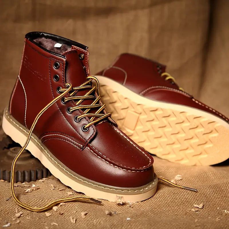 BOTTES CLASSIQUES À DENTELLES POUR HOMMES