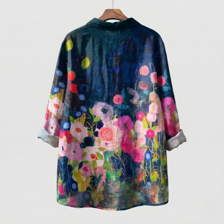 Madeleine | Chemise florale premium au tombé élégant