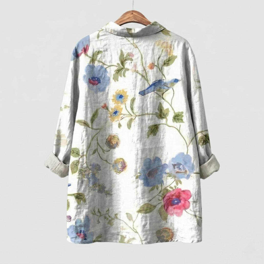 Madeleine | Chemise florale premium au tombé élégant