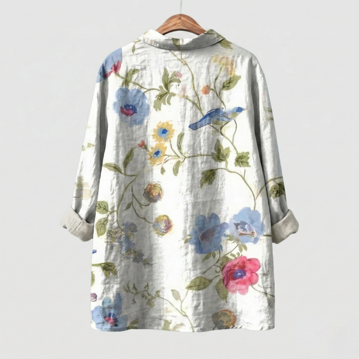 Madeleine | Chemise florale premium au tombé élégant
