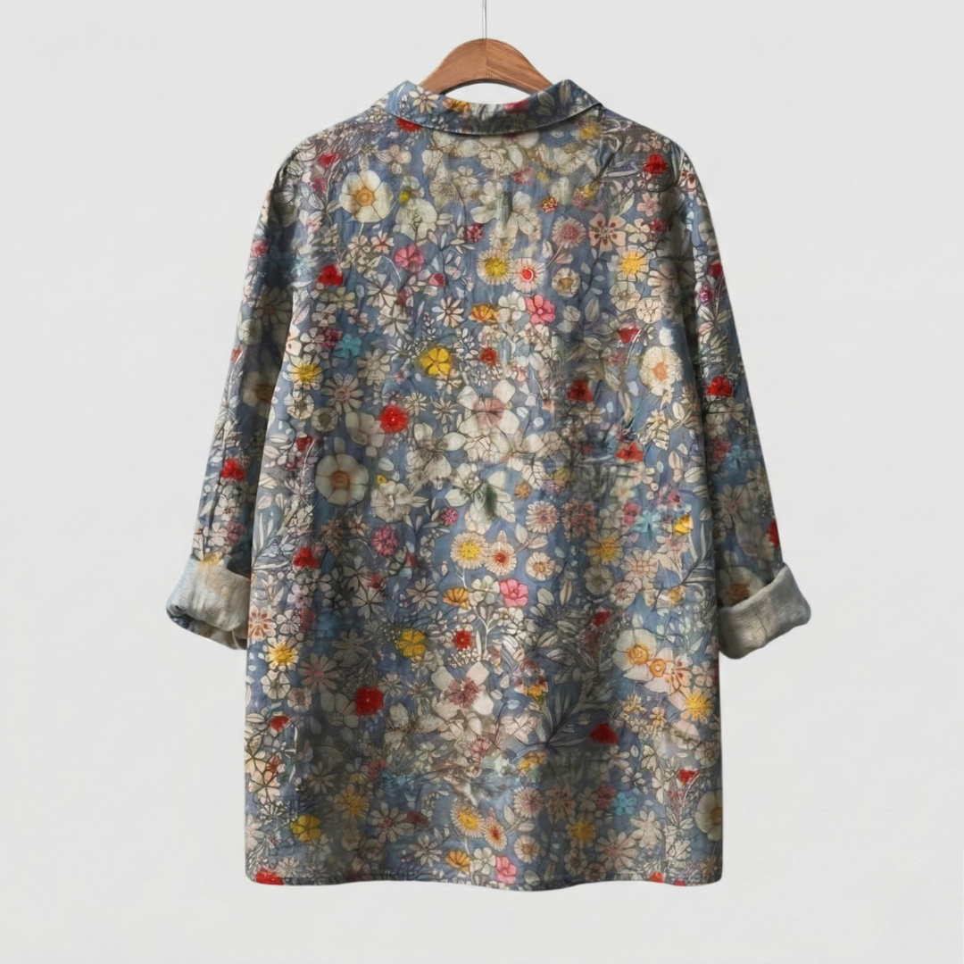 Madeleine | Chemise florale premium au tombé élégant