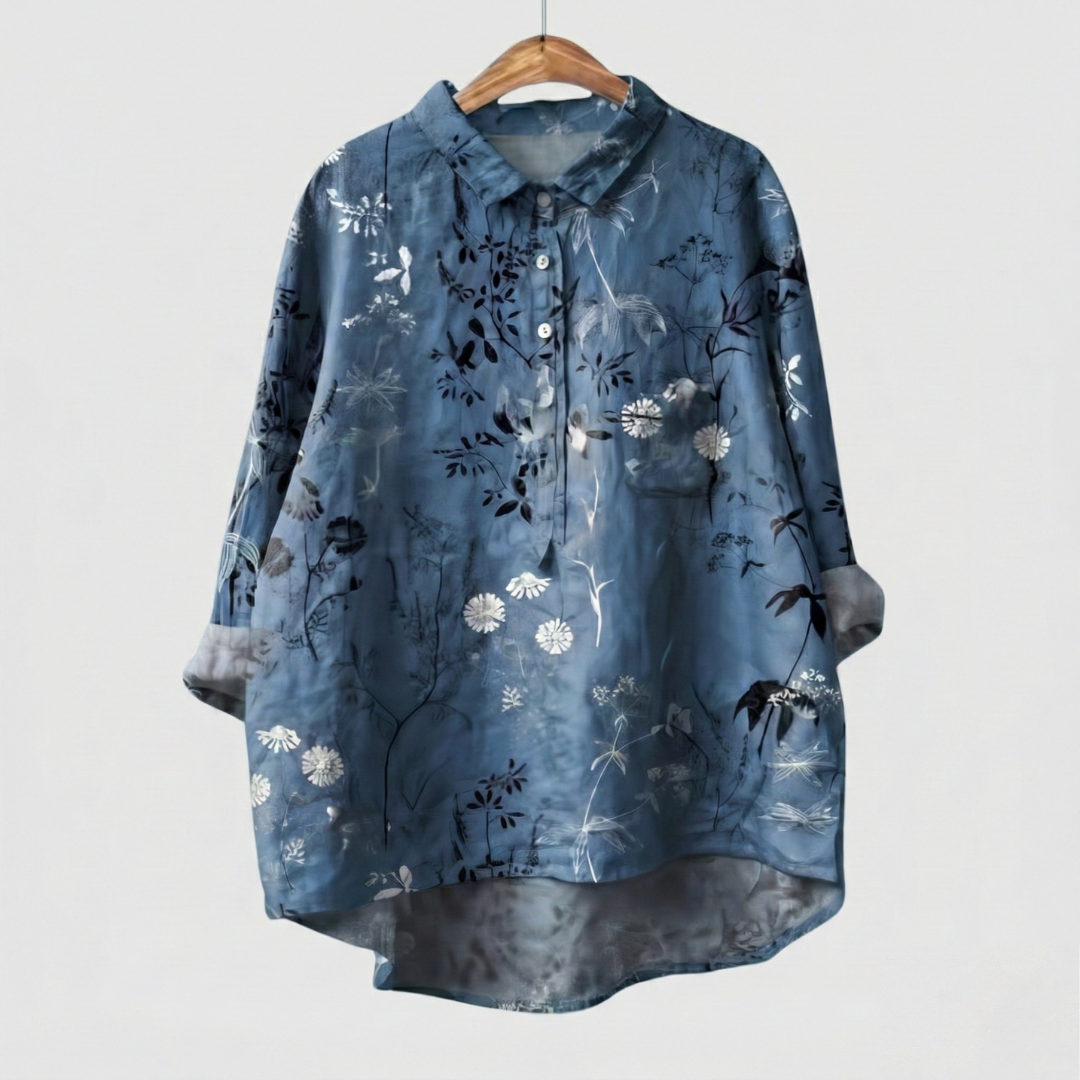 Madeleine | Chemise florale premium au tombé élégant