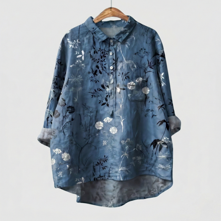 Madeleine | Chemise florale premium au tombé élégant