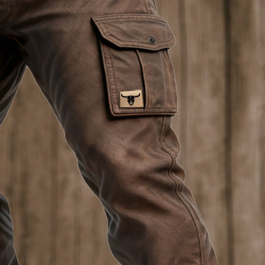 PANTALON CARGO DOUBLÉ POUR HOMMES