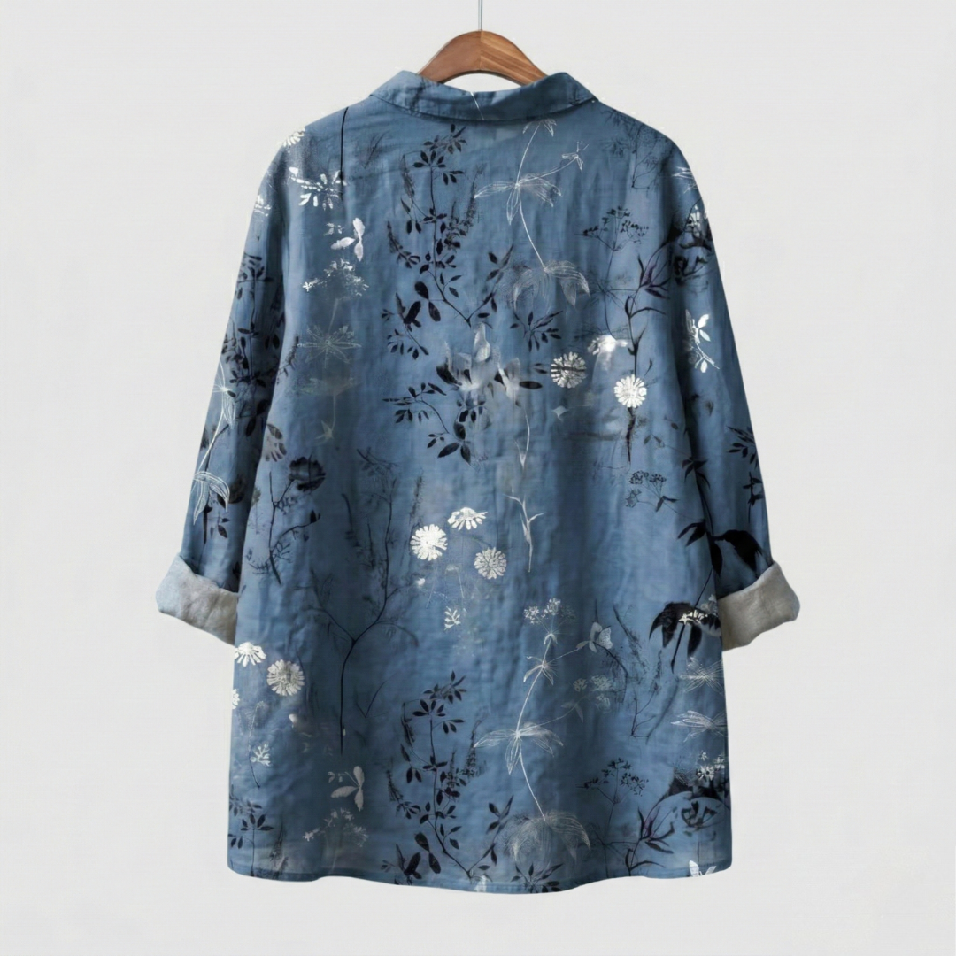 Madeleine | Chemise florale premium au tombé élégant