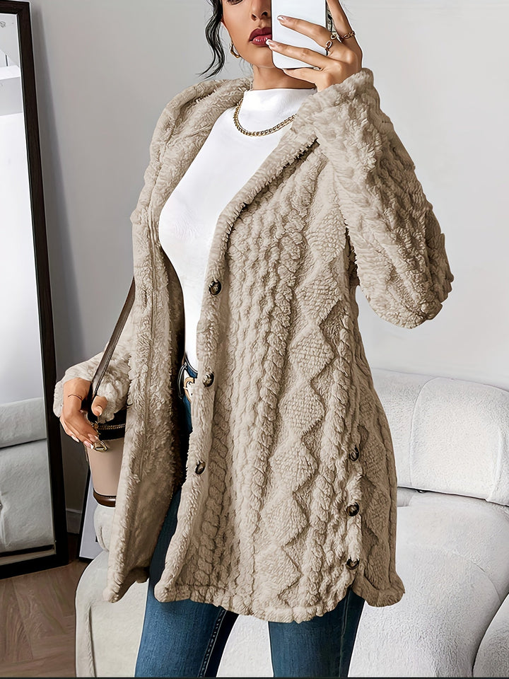 Camille Cannes | Manteau teddy chic
