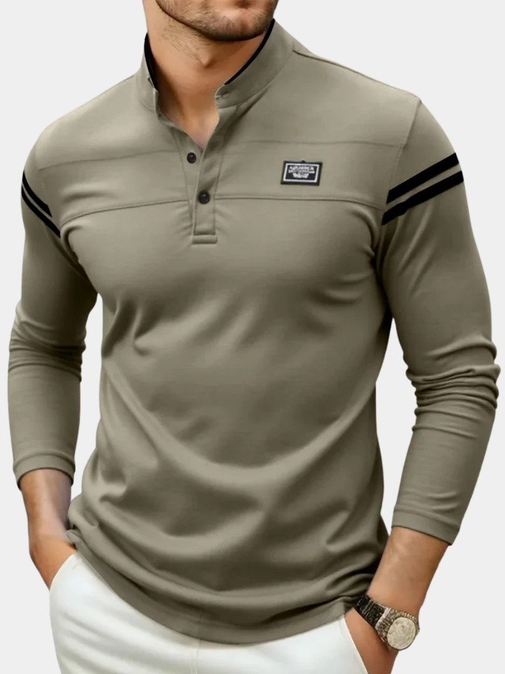 T-SHIRT À MANCHES LONGUES MODERNE POUR HOMME