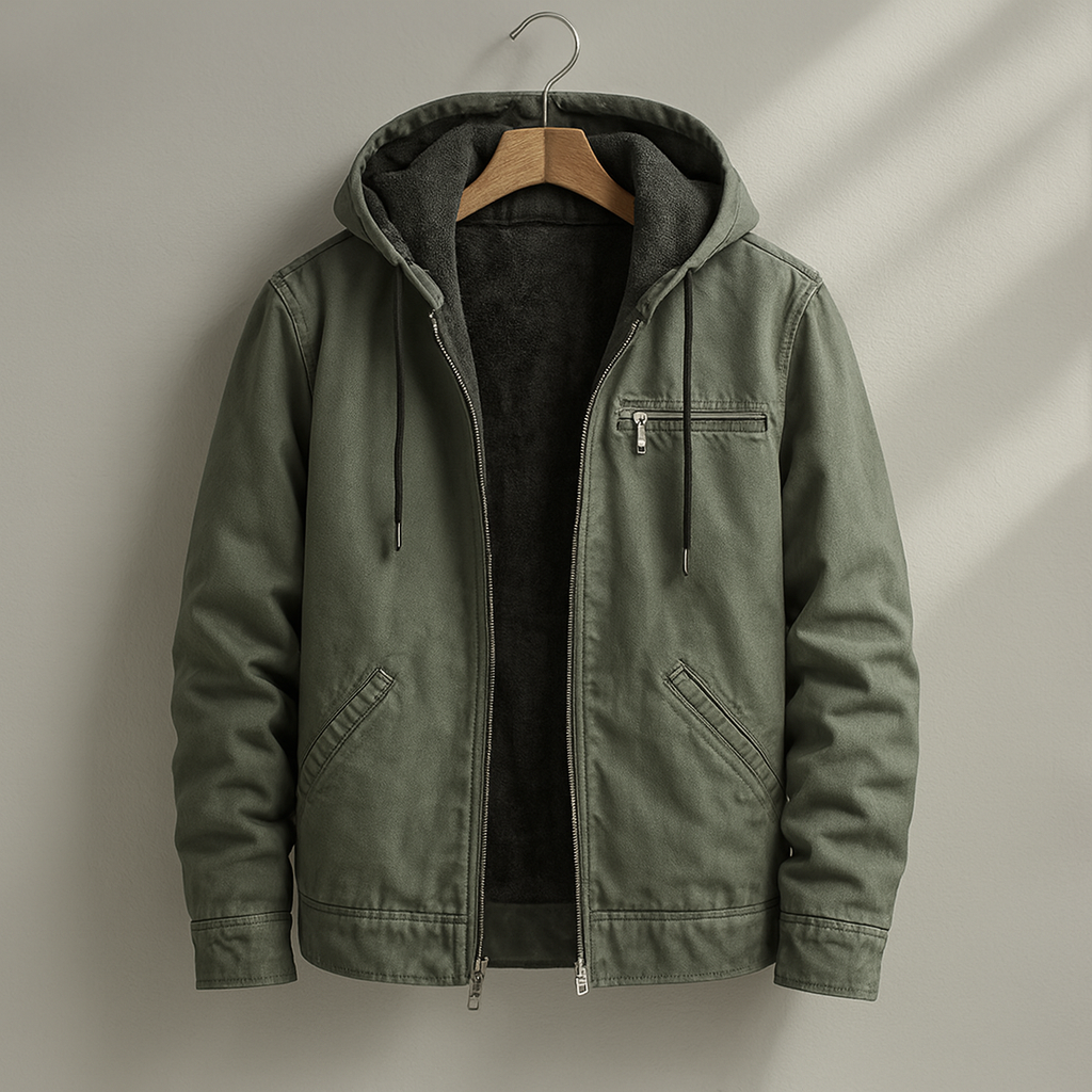 VESTE DOUBLÉE POLAIRE POUR HOMME