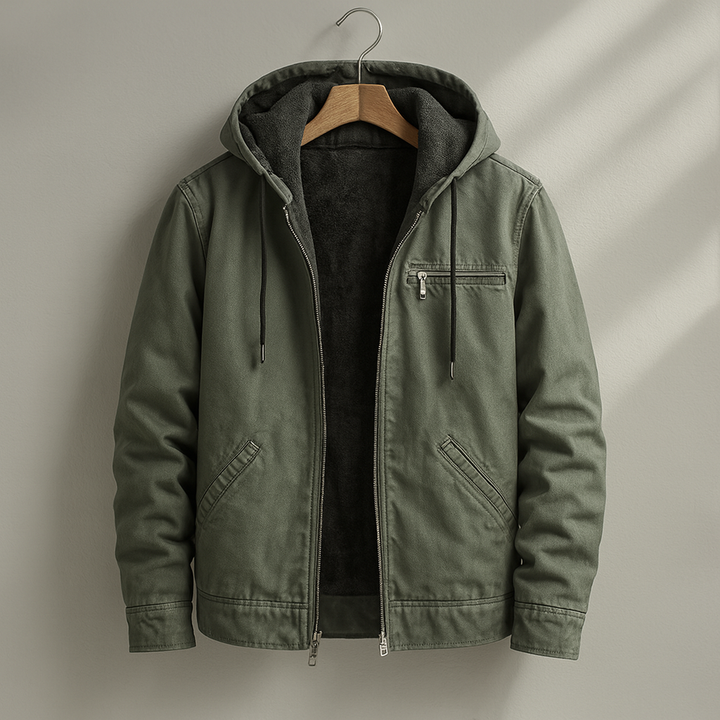 VESTE DOUBLÉE POLAIRE POUR HOMME