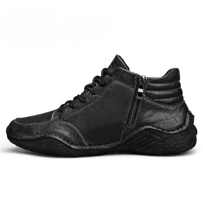 BOTTES EN CUIR ROBUSTES POUR HOMMES