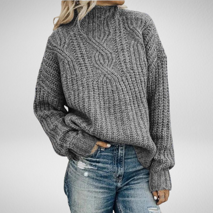 Camille Cannes | Pull à motif torsadé