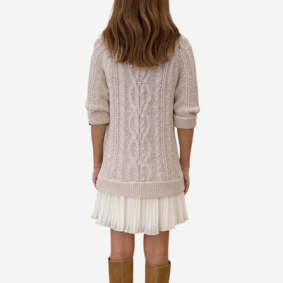 Camille Cannes | Robe Pull en Maille