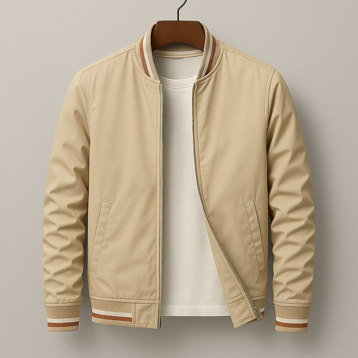 VESTE BOMBER D'ÉTÉ AVEC RAYURES