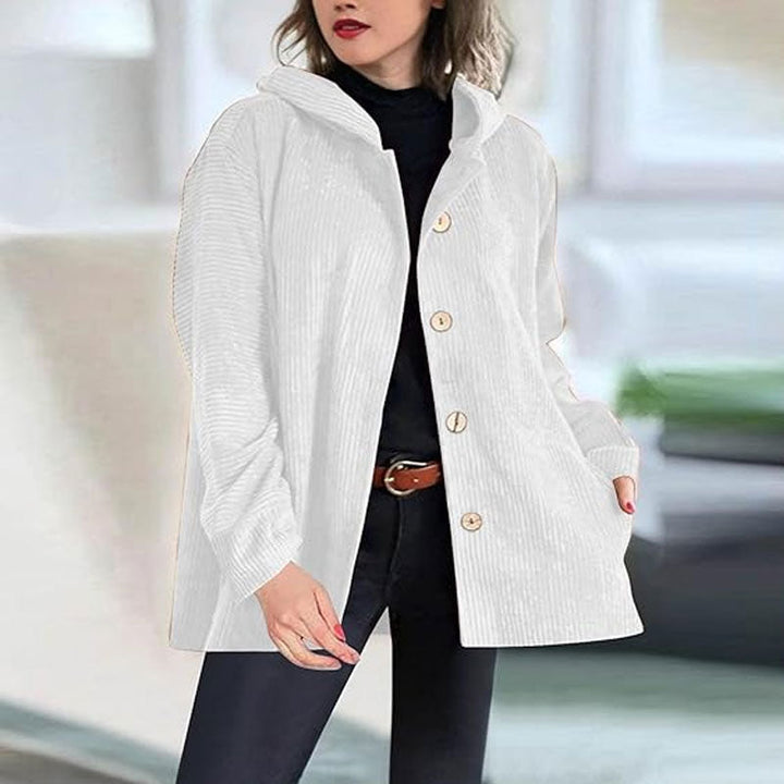 Camille Cannes | Veste à capuche en velours