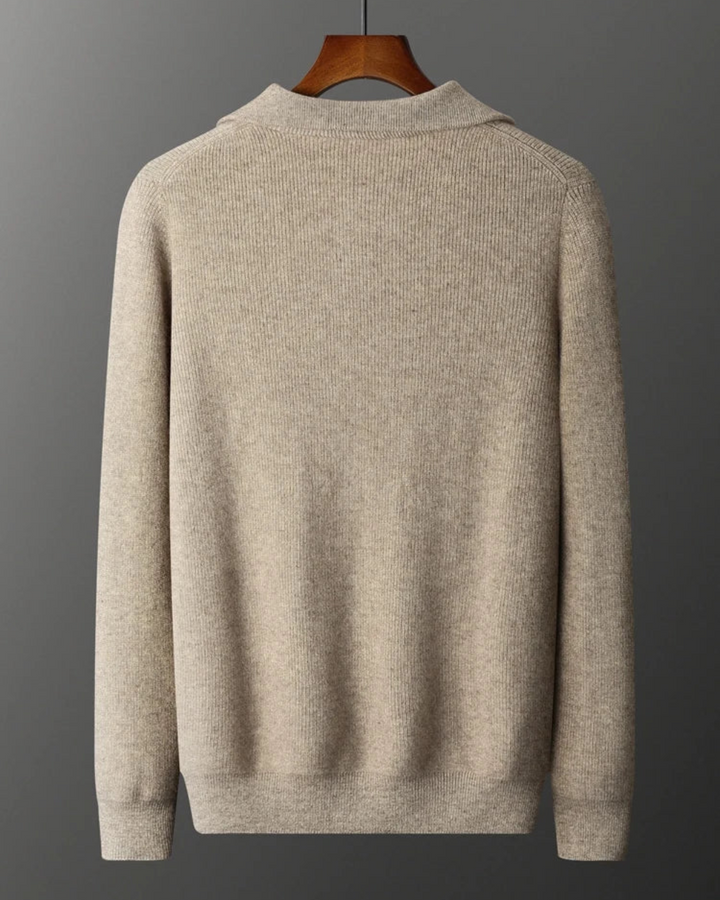 Portofino Cashmere Half Zip Sweater