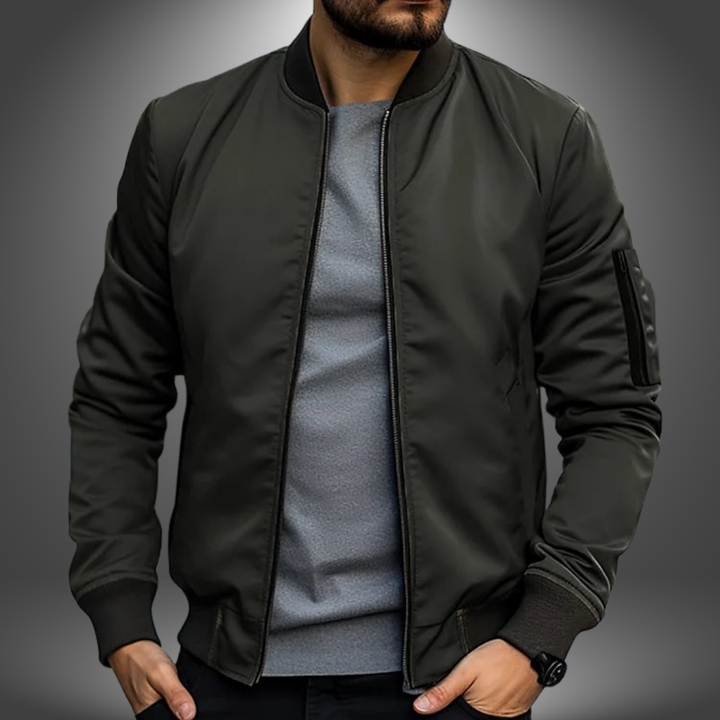 ÉTIENNE | Veste Bomber Légère — Coupe Slim & Style Intemporel