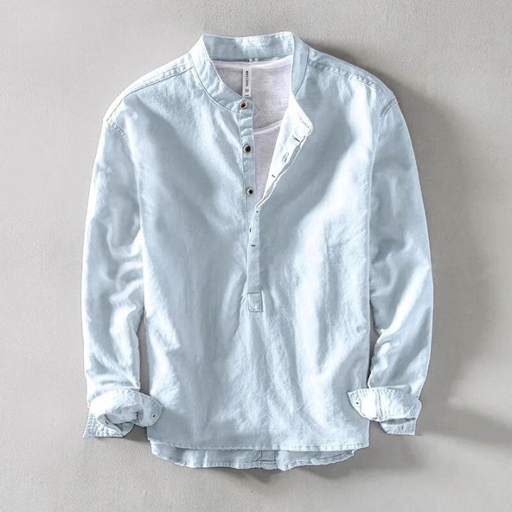 CHEMISE MINIMALISTE EN LIN POUR HOMME