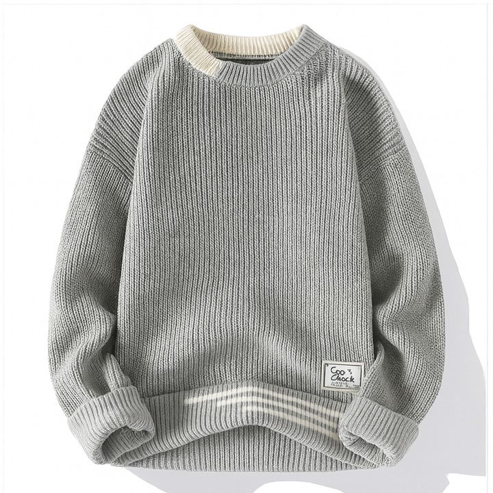 PULL COLOR BLOCK POUR HOMME