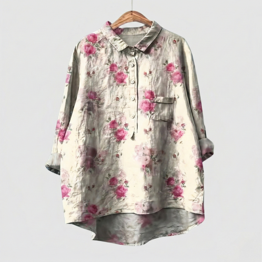 Madeleine | Chemise florale premium au tombé élégant