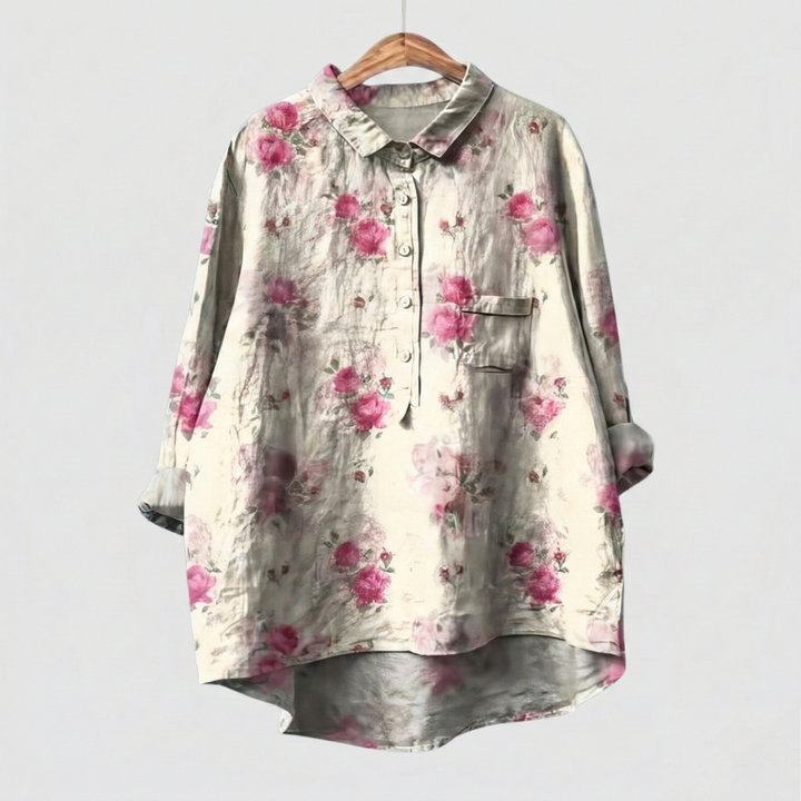 Madeleine | Chemise florale premium au tombé élégant