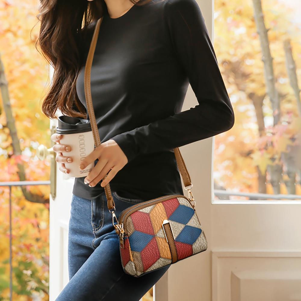 Clio | Mini Sac Bandoulière Patchwork