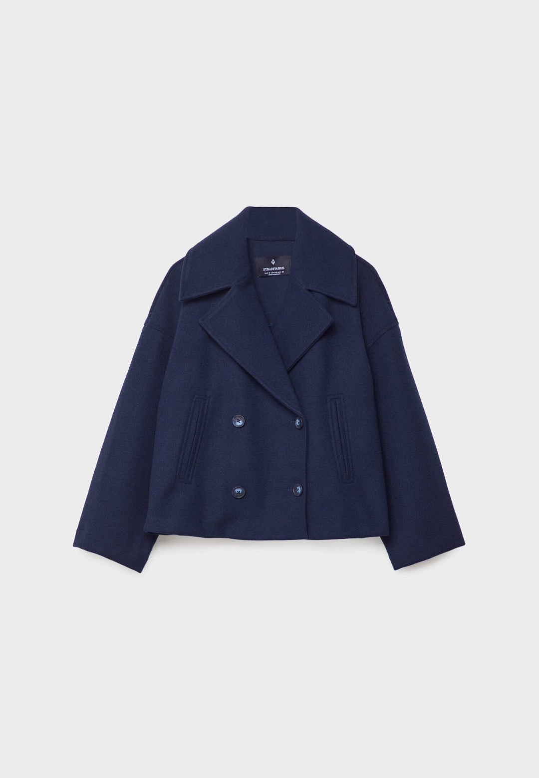 Veste courte chic à double boutonnage