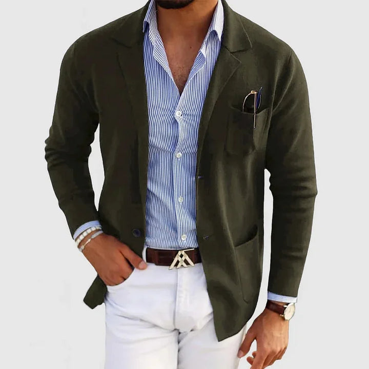 BLAZER LUXUEUX POUR HOMME EN MATÉRIAU SOUPLE
