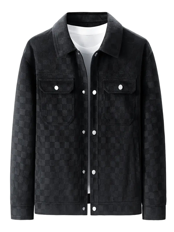 VESTE EN VELOURS SUEDE