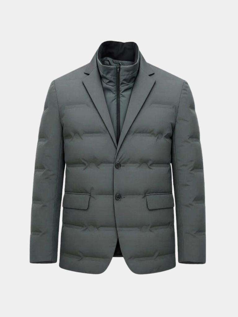 JUSTIN | Manteau d'hiver en lainage premium — coupe taillée