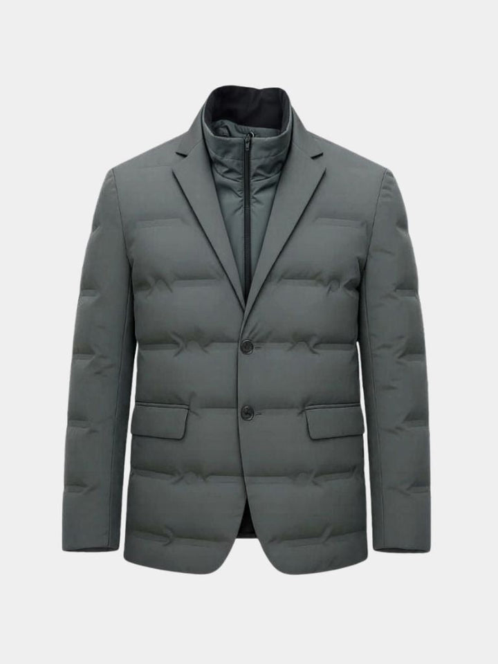 JUSTIN | Manteau d'hiver en lainage premium — coupe taillée