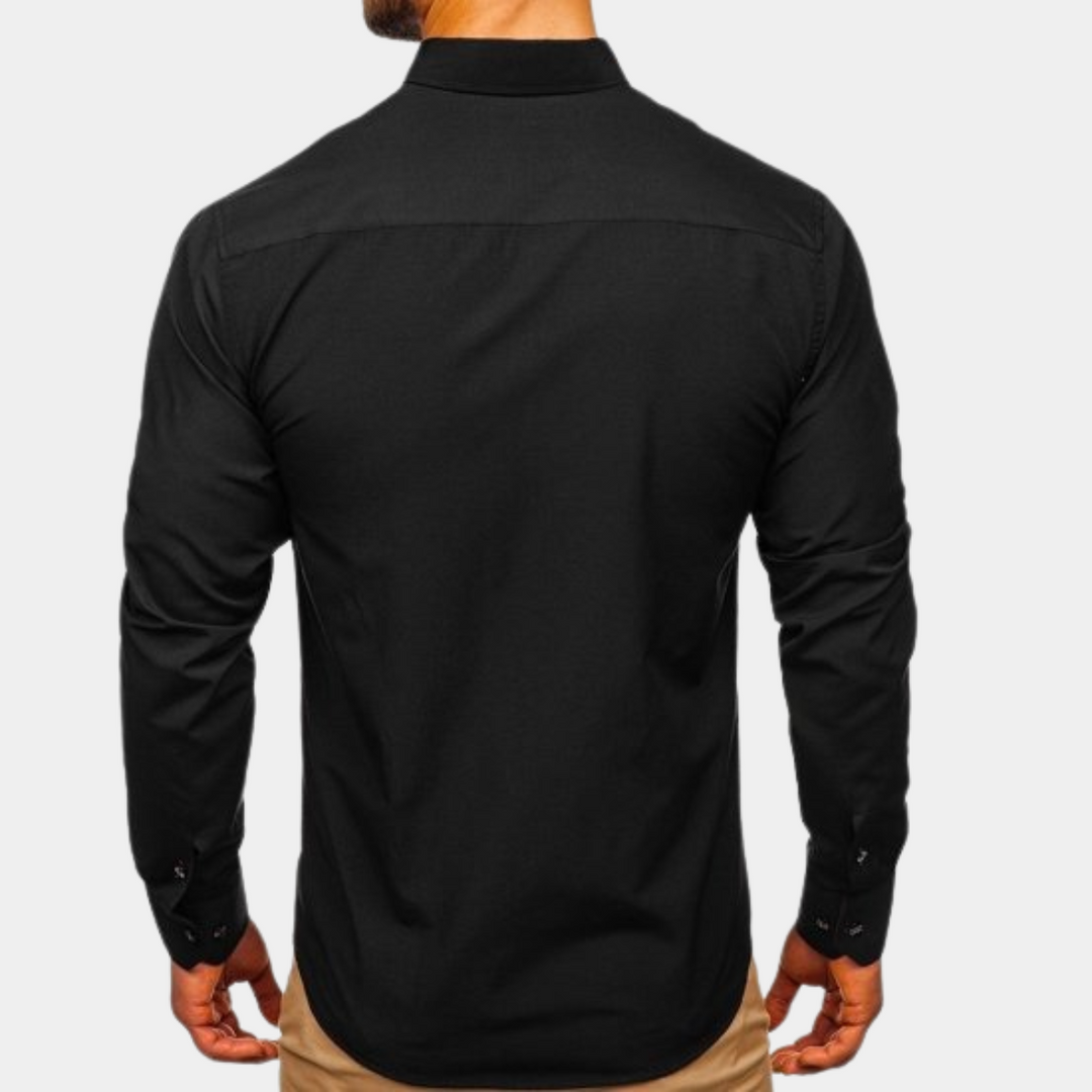 CHEMISE CLASSIQUE À MANCHES LONGUES