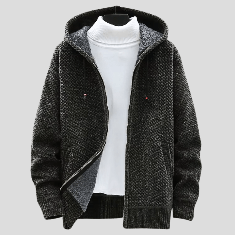 VESTE ÉLÉGANTE AVEC CAPUCHE