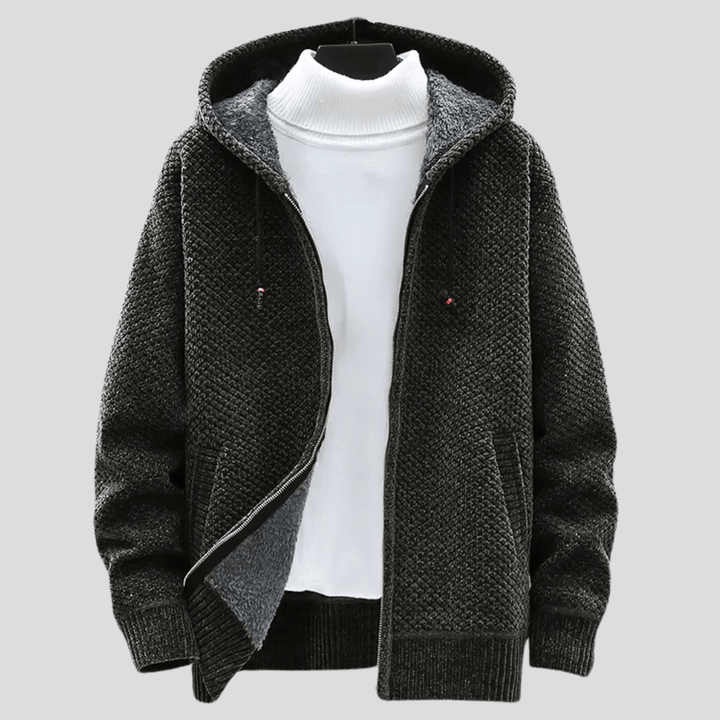 VESTE ÉLÉGANTE AVEC CAPUCHE