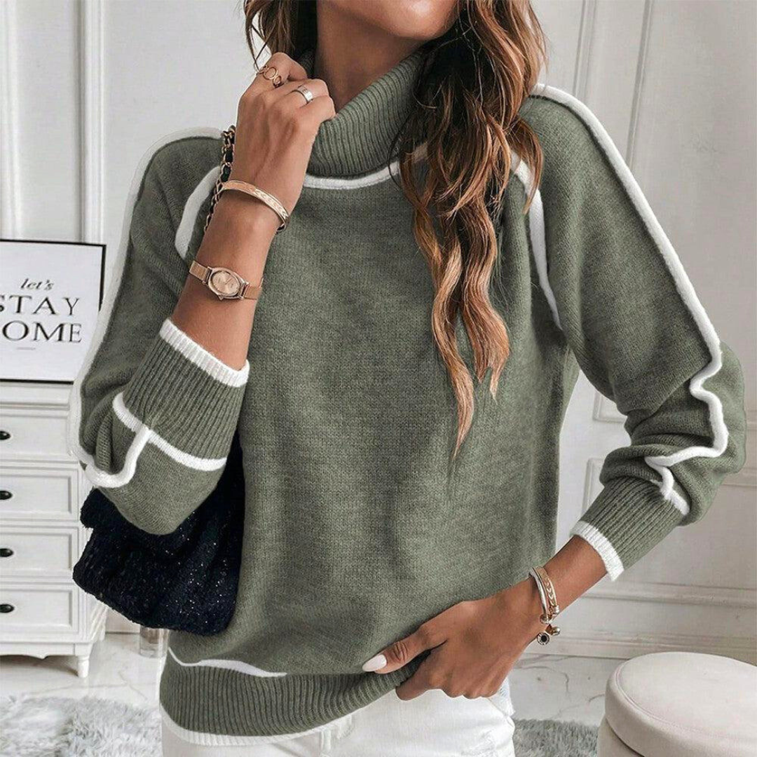 Kaylee | Pull Roulé Élégant