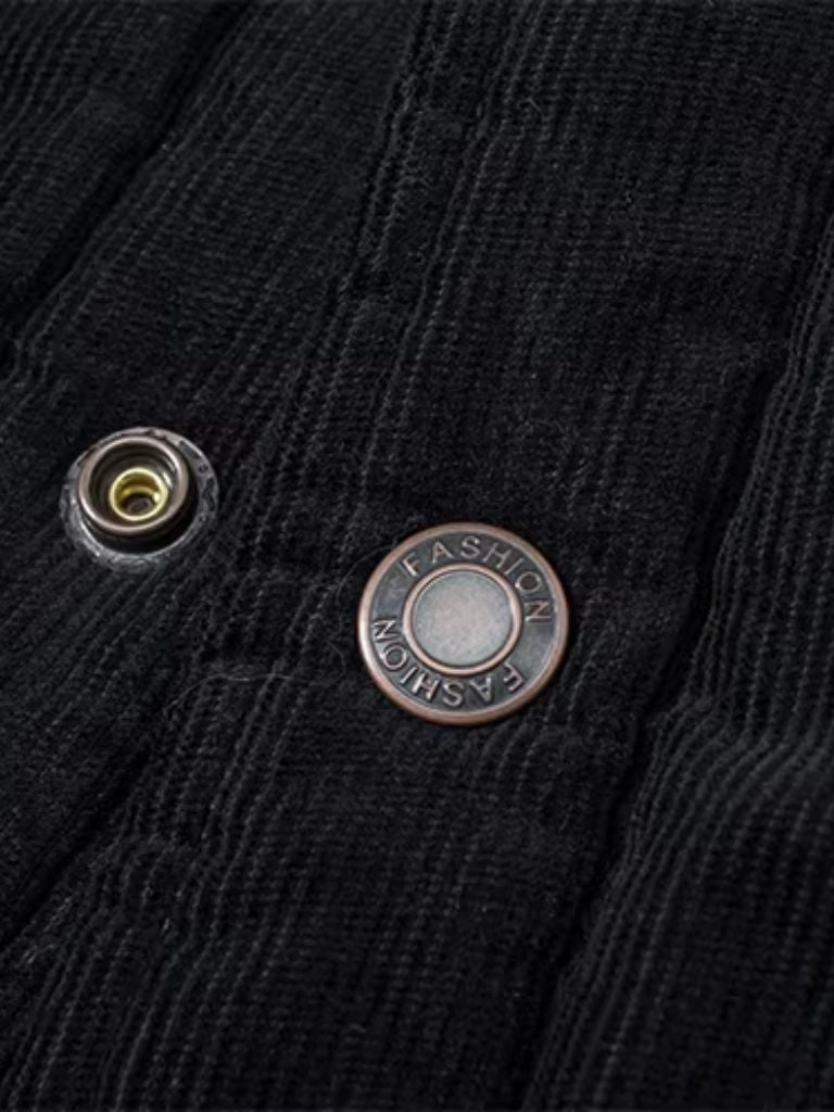 ROLAND | Veste en velours côtelé — doublure en maille moutonnée