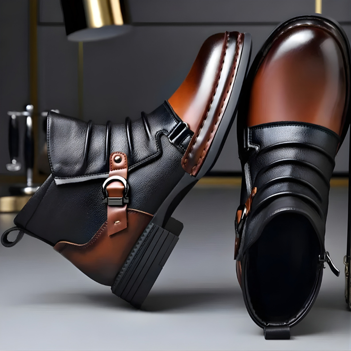 BOTTINES À BOUCLE POUR HOMME