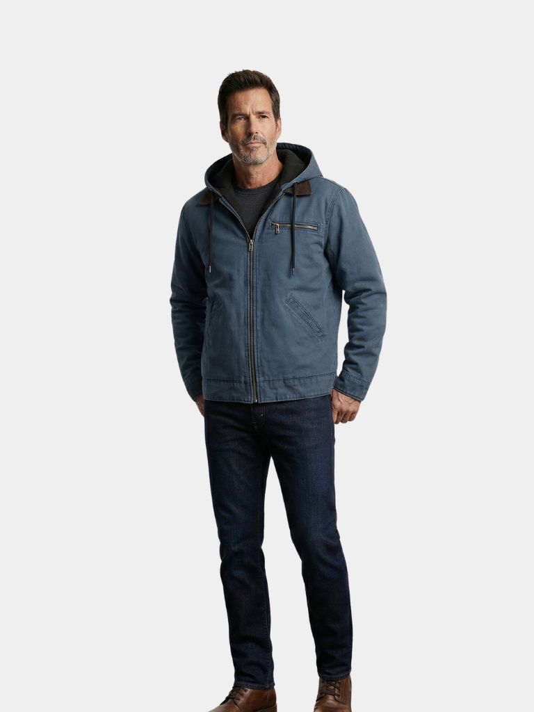 ZÉPHYRIN | Veste à capuche en coton technique — utility essentielle