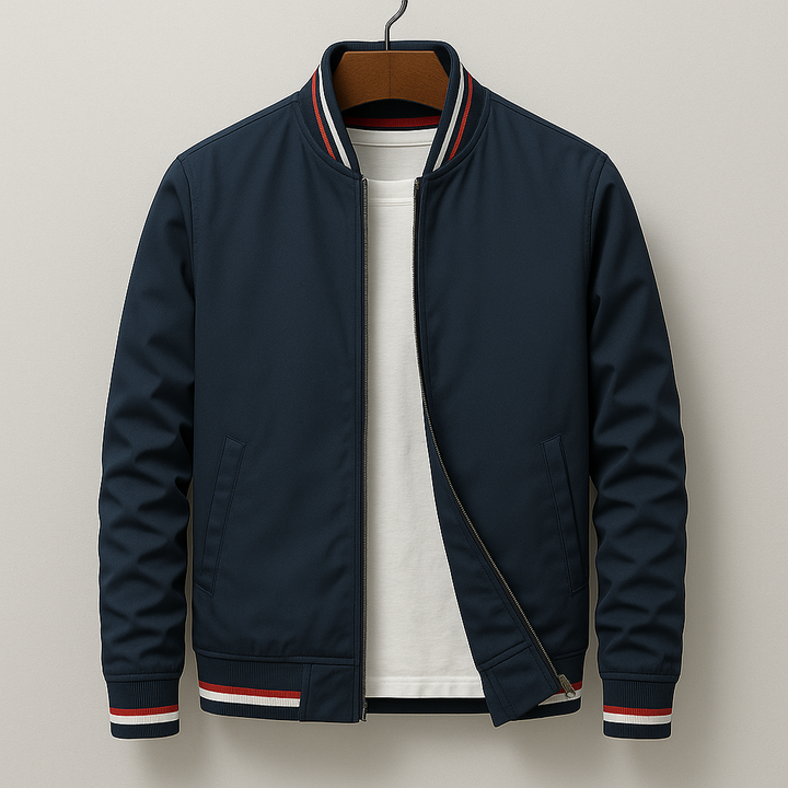 VESTE BOMBER D'ÉTÉ AVEC RAYURES