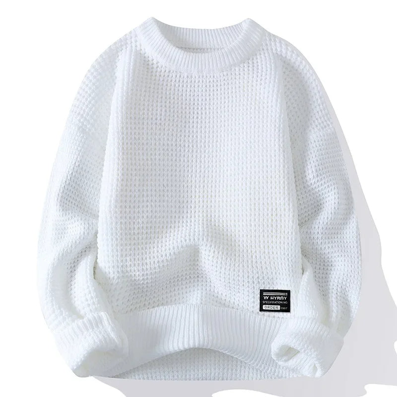 PULL EN MAILLE TEXTURÉ POUR HOMME