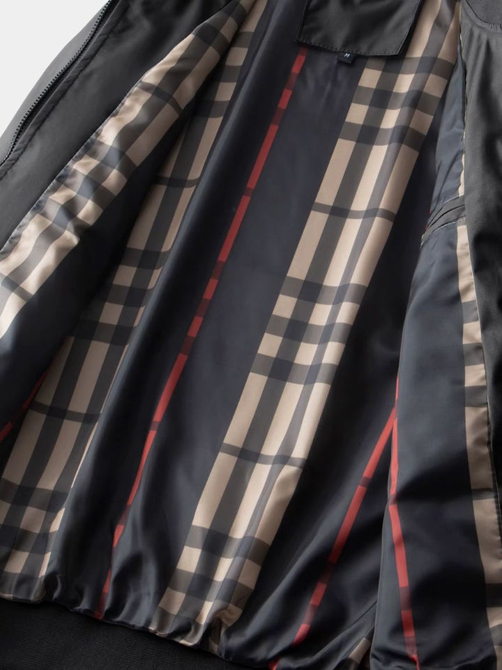 SYLVAIN | Blouson teddy en coton brossé — esprit baseball