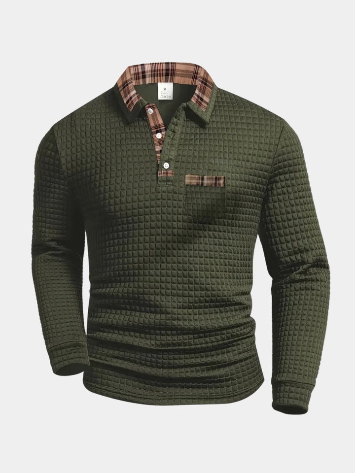 POLO À CARREAUX