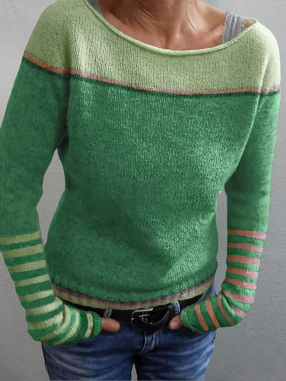 Élodie | Pull Rayures Douces