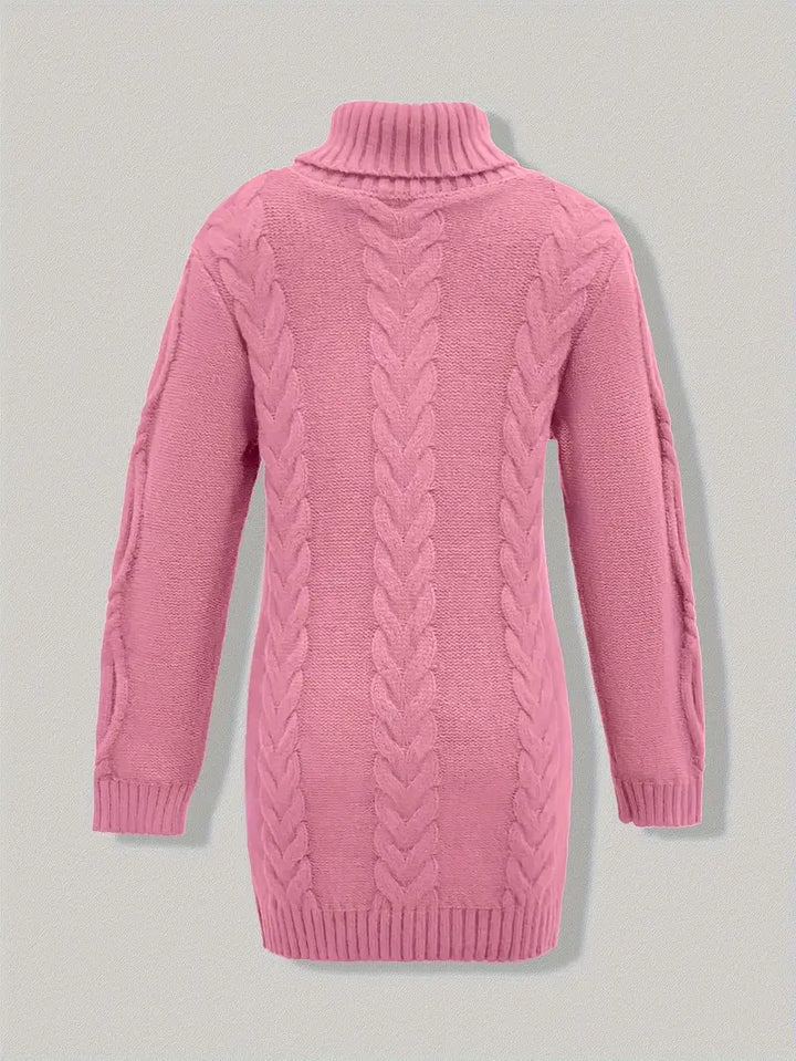Valéria | Pull Long Torsadé d’Hiver
