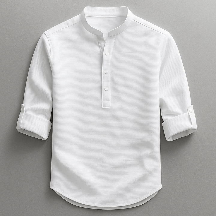 CHEMISE EN COTON ET LIN
