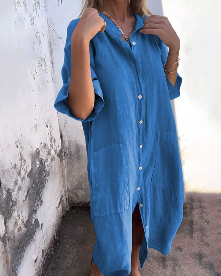 Camille Cannes | Robe Chemise Bohème Chic
