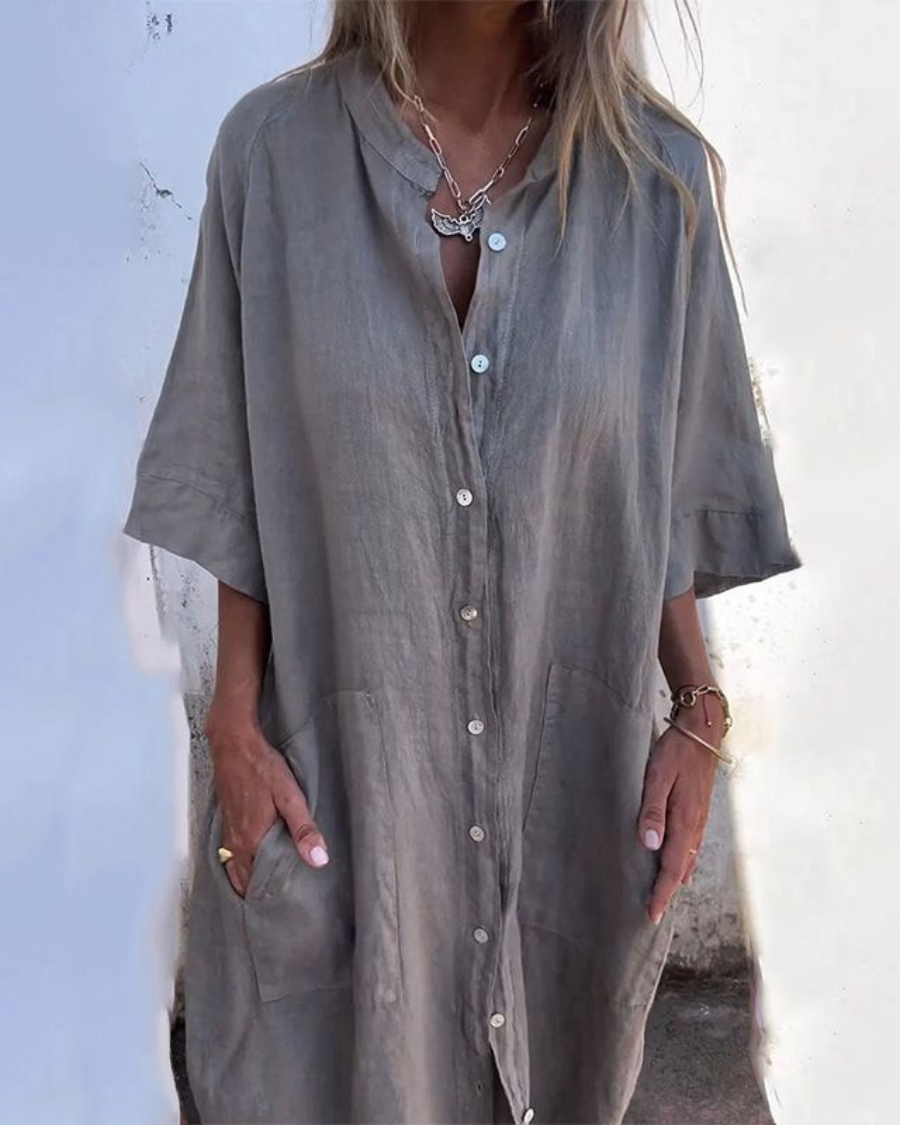 Camille Cannes | Robe Chemise Bohème Chic